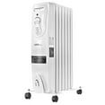 thumbnail image 1 of 1500W Oil Filled Radiator Heater, Electric Portable Space Heater with Adjustable Thermostat 3 Heat Settings and Overheat Protection, 1 of 7