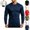 Navy, variant on Mfakffe Mens Long Sleeve T Shirts Crew Neck Casual Basic Pullover Shirt Casual Basic Tee Soft Breathable Lightweight Tops