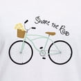 thumbnail image 3 of CafePress - Share The Road T Shirt - Womens Cotton V-Neck T-shirt, 3 of 4