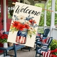 thumbnail image 6 of RoamHome Independence Day Garden Flag - Double-Sided Patriotic Outdoor Home Decoration for Courtyard & Terrace - Durable 18x12in Flag with Sleeve Mount for Easy Setup, 6 of 6