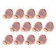 thumbnail image 2 of 12 Piezas Almohadilla Redonda Plana de 12 mm de Diámetro, Accesorios de Bricolaje para Fabricación de Joyas Cabochon Macarena Pendientes de clip, 2 of 8