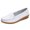 White, variant on Sngxgn Women's Flat Shoes Comfortable Casual Ballet Single Shoes(Black,41)