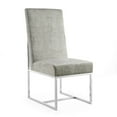 thumbnail image 6 of Manhattan Comfort Element 18.9" Velvet Dining Chair in Steel Gray (Set of 8), 6 of 10