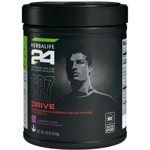 Herbal life24 CR7 Drive: Açaí Berry Flavor – Advanced Sports Hydration and Energy Formula (29 Oz.)