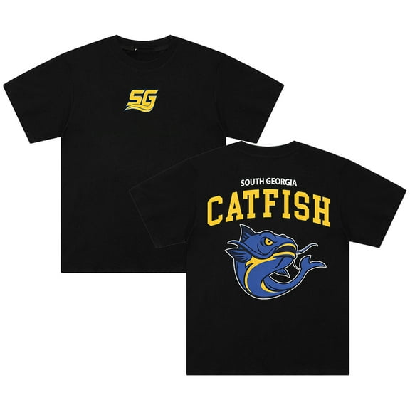 Chad Powers South Georgia Catfish Logo T-shirt Crewneck Short Sleeve Streetwear Women Men Cotton Tee