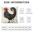 thumbnail image 5 of GOSMITH  Chicken Pillow Cover Chicken Lover Gift,Chicken Gifts for Chicken Lovers,Chicken Lover Gifts for Women,Guess What Chicken Pillow, 5 of 5