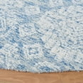 thumbnail image 3 of Safavieh Metro Riley Medallion Area Rug, Blue/Ivory, 6' x 6' Round, 3 of 11