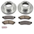 thumbnail image 3 of PowerStop Rear Z36 Truck & Tow Carbon-Fiber Ceramic Brake Pad and Drilled and Slotted Rotor Kit Fits: FORD Select Models K5579-36, 3 of 9