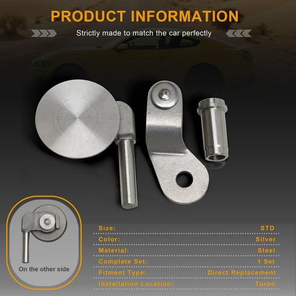 3.0T Turbo Wastegate Rattle Flapper Repair Kit 11657636423 Compatible with BMW X5 X6