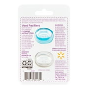 Parent's Choice Orthodontic Vent Pacifier 18 Months+, Unisex, Gray Teal, 2 Pack