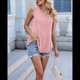 thumbnail image 5 of Camisetas Sin Mangas para Mujer, Túnicas Básicas de Verano, Ropa Suave, Conjuntos Casuales de Moda 2025. Rosa XL, 5 of 10