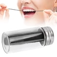 thumbnail image 4 of BIMZUC Portable Dental Floss Teeth Stain Plaque Removal Floss with Refillable Container Bottle, Eco-Friendly Corn Line Oral Care Tool, Black Color Edition, 98.4ft / 30m Length, 4 of 9