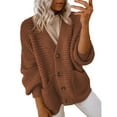 thumbnail image 2 of Pyhlmscde Women's Casual Open Front Long Sleeve Outerwear Coats, Cardigan Sweaters For Women, Trendy Jackets For Women, Fleece Jacket Women, 2 of 5
