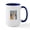 White/Navy Inside, variant on CafePress - Dog 89 Corgi Mugs - 15 oz Ceramic Large White Novelty Mug