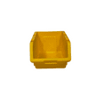 thumbnail image 6 of STORAGE BIN TOTES 6 Pack / COLORWAY Toy & Craft Stacking Heavy-Duty XL Bins  - Yellow, 6 of 7
