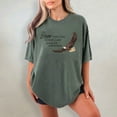 thumbnail image 6 of Christian Graphic Tee – Comfort Colors Eagle Wings Shirt with Bible Verse, Unisex Religious T-Shirt, 6 of 8