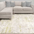 thumbnail image 2 of KUKOON Green & Grey Abstract Living Room Area Rug, 2 of 5