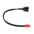 thumbnail image 3 of Mini din 6 pin a 2 mini cable de 6 pinos Din 6, Alta Precisión Mini Cable de División de 6 Pines 1 Transmisión de Señal Transparente de Macho A 2 Para Teclado, 3 of 7