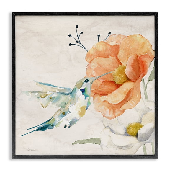 Stupell Industries Eclectic Black Framed Giclee Art, 12 x 12, by Carol Robinson