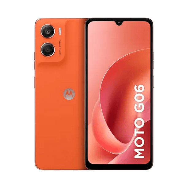 Motorola MOTO G06 4GB RAM 64GB ROM NARANJA