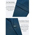 thumbnail image 5 of COOFANDY Mens Casual Sports Coat Slim Fit Lightweight Fashion Blazer Jacket Single Breasted Suit Coats, 5 of 9