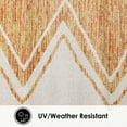 thumbnail image 4 of Nicole Miller New York Patio Sofia Leon Southwest Tribal Indoor/Outdoor Area Rug, Ivory/Mustard, 7'9"x10'2", 4 of 8