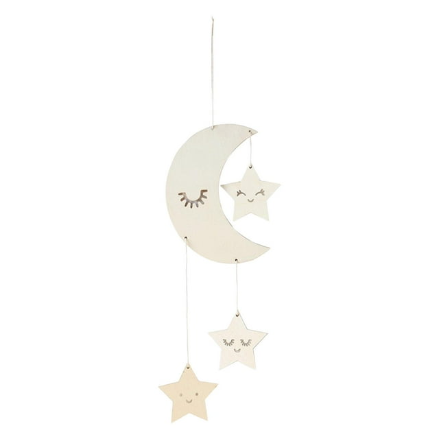 Adorno Bohemio Para Colgar En La Pared Con Estrellas Y Luna Para La Decoración Del Dormitorio Del Hogar