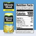 Minute Maid Lemonade Fruit Juice, 12 fl oz, 12 Cans
