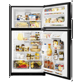 thumbnail image 3 of Whirlpool Wrt311fzd 33 Inches Wide 20.51 Cu. Ft. Top Mount Refrigerator - Black, 3 of 5