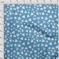 thumbnail image 4 of oneOone Cotton Flex Blue Fabric Geometric Craft Projects Decor Fabric Printed By The Yard 40 Inch Wide, 4 of 4