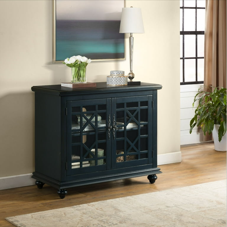 Small blue tv stand outlet