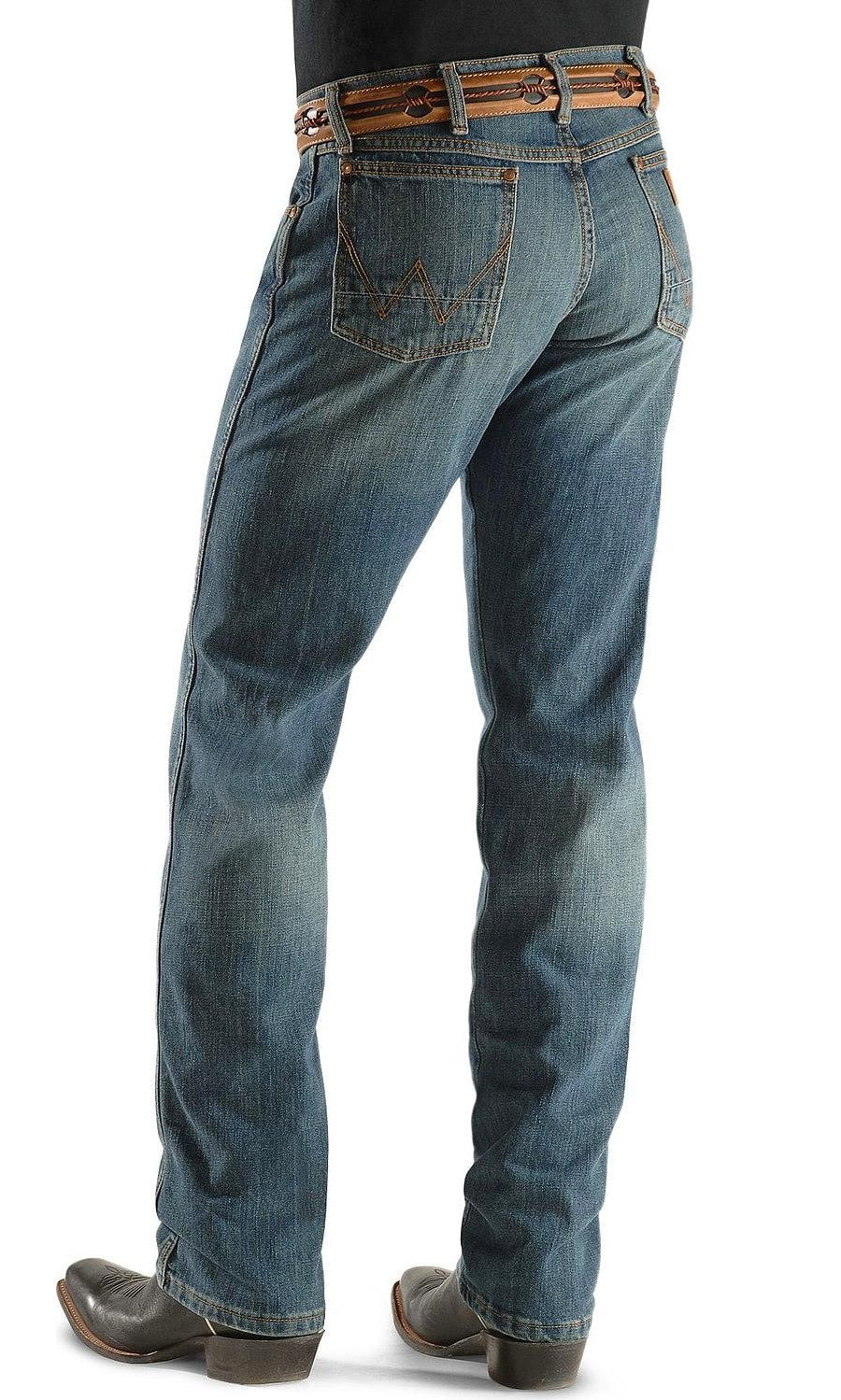 wrangler men's retro slim fit straight leg jean, rocky top, 30w x 36l ...