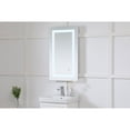 thumbnail image 3 of Helios 18in x 30in Hardwired LED mirror with touch sensor and color changing temperature 3000K/4200K/6400K, 3 of 5