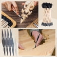 thumbnail image 4 of 40 Pcs Model Sanding Sticks Set Include 10 Polishing Sticks Assorted 30 Double End Matchsticks Fine Detailing Sanding Twigs Coded Abrasive Tools for Tight Spaces Models(Double Angle), 4 of 6