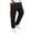 Black, variant on NAFUU Mens Relaxed Fit Trousers Men's Casual Cargo Joggers Pants Stretch Elastic Waist Drawstring Tapered Sweatpants With Pockets Leisure Trousers