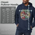 thumbnail image 5 of Men's Nintendo Mario Luigi Back to Back  Pull Over Hoodie Navy Blue Small, 5 of 9