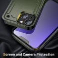 thumbnail image 3 of Funda para iPhone 14, doble capa de protección, a prueba de golpes, protección para pantalla y cámara., 3 of 5