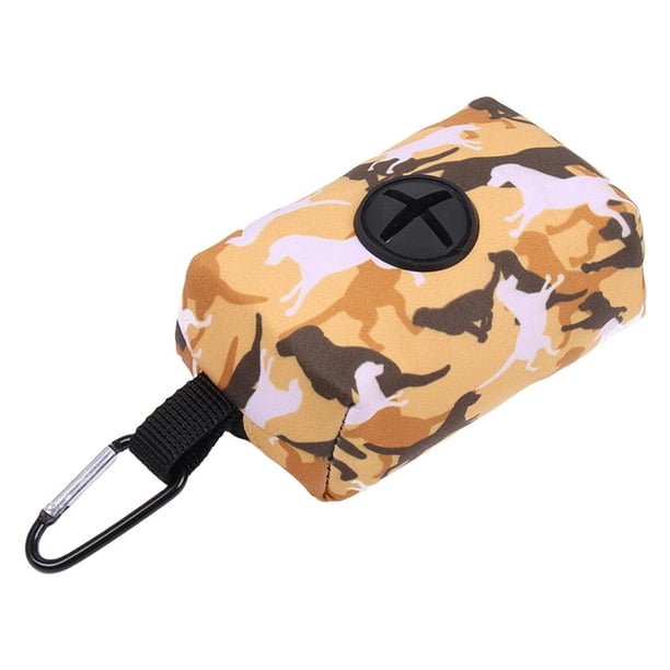 de bolsas de para perros , portátil con caca para perros y mascotas Camuflaje amarillo Gloria Soporte para desechos de caca