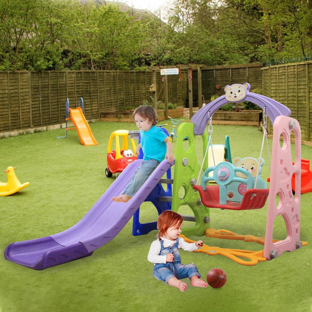 Details about   Toddler Mountaineering And Swing Slide Set Suitable For Indoor Ball Baskets 
