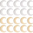thumbnail image 2 of Crescent Moon Pendant Stainless Steel Moon Charm for DIY Jewelry Making and Crafting, 2 of 7
