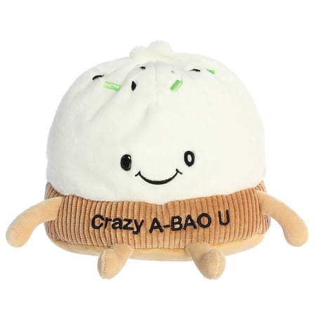 Aurora - Small White JUST SAYIN - 8 Crazy A-Bao U - Witty Stuffed Animal