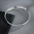 thumbnail image 4 of Langgg Woman Metal Bracelet Adjustable Hand Decorations Bangle Girlfriend Jewelry Dating Birthday Party Jewelries Accessory, 4 of 6