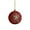 B, variant on Steadline Glitter Red Christmas Ornaments - 8cm Velvet Hanging Balls with Gold Sparkle for Holiday Tree Party Decor - Festive Seasonal Decoration Collection