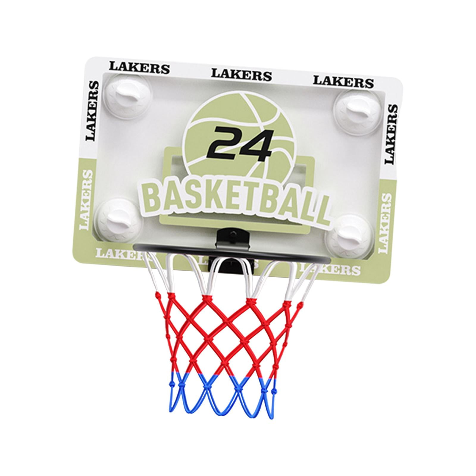 funtasica Basketball Hoop Suction Cup Foldable Easy Installation Backboard Games Wall Mounted for Outdoor Birthday Backyard Family Door Adults