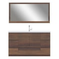 thumbnail image 3 of Alya Bath Paterno 60" Wood Single Freestanding Bathroom Vanity in Rosewood Brown, 3 of 7