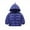 Dark blue, variant on Toddler Little Boy Girl Hooded Puffer Jacket Winter Down Coat Kids Warm Outerwear