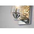 thumbnail image 2 of Bowery Hill 1-light Metal Bath Vanity Light in Polished Chrome/Silver, 2 of 4