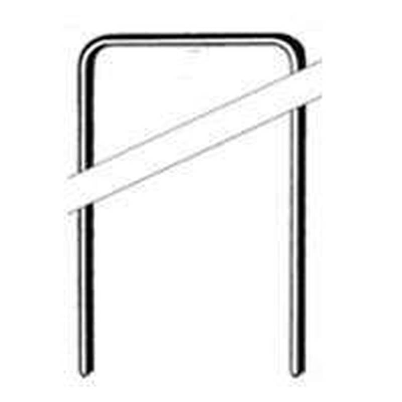 ProFIT 940041 Felt Staple, 3/8 in W Crown, 21 Gauge, Electro-Galvanized