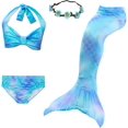 thumbnail image 1 of Girls' Mermaid Swimming Tail Sets High quality, 1 of 5