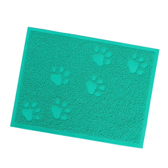 MOKKHNB Cat Design Water Resistant PVC Pet Mat for Doorway, Carpet Protector and for Pets